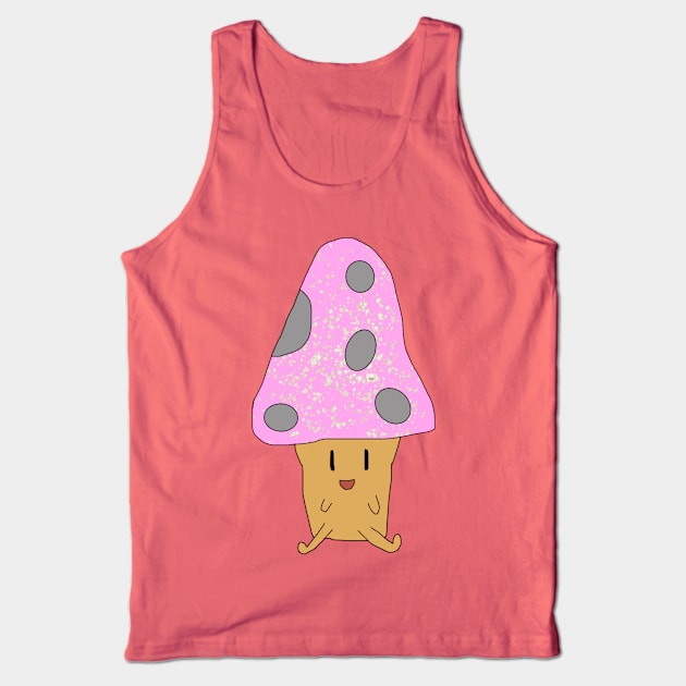 Happy Mushroom Tank Top by Usagicollection